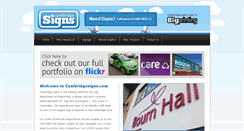 Desktop Screenshot of cambridgesigns.com